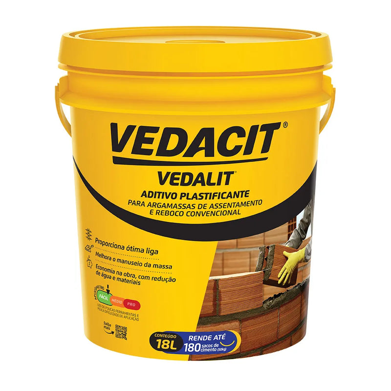 ADITIVO PLASTIFICANTE VEDACIT VEDALIT 18 LT