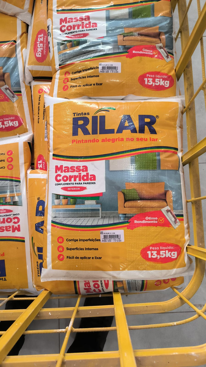 MASSA CORRIDA RILAR ACRILICA RILAR 13.5 KG